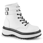 Demonia LILITH-152 White Vegan Leather
