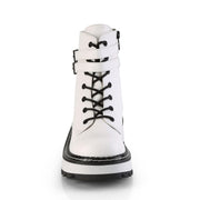 Demonia LILITH-152 White Vegan Leather