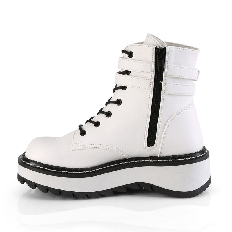 Demonia LILITH-152 White Vegan Leather