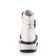 Demonia LILITH-152 White Vegan Leather