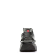 Demonia PACE-01 Sandal (Black Vegan Leather)