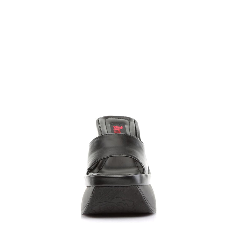 Demonia PACE-01 Sandal (Black Vegan Leather)