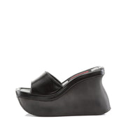 Demonia PACE-01 Sandal (Black Vegan Leather)