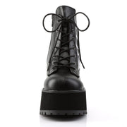 Demonia RANGER-105 Ankle Boot (Black Vegan Leather)