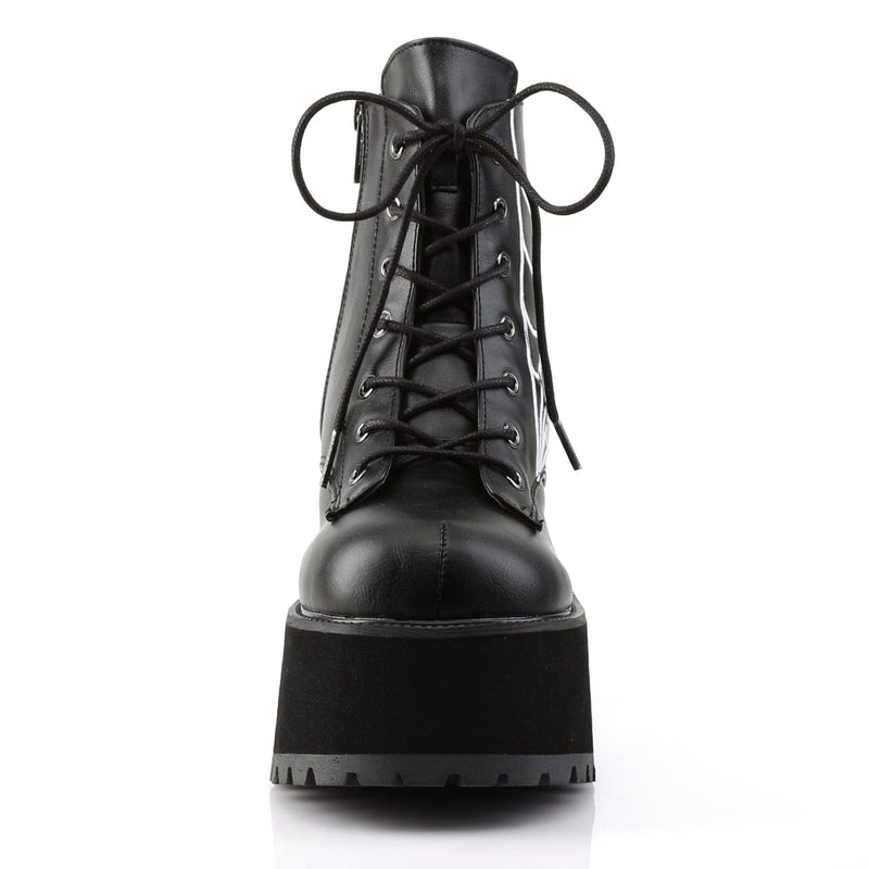 Demonia RANGER-105 Ankle Boot (Black Vegan Leather)