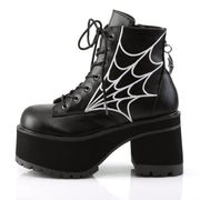 Demonia RANGER-105 Ankle Boot (Black Vegan Leather)