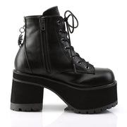 Demonia RANGER-105 Ankle Boot (Black Vegan Leather)