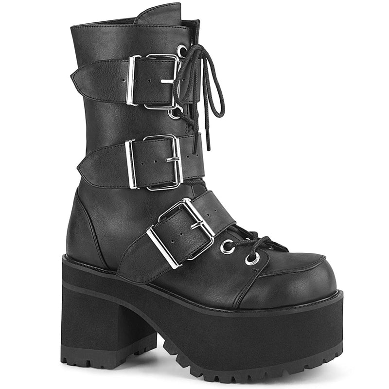 Demonia RANGER-308 Black Vegan Leather
