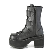 Demonia RANGER-308 Black Vegan Leather