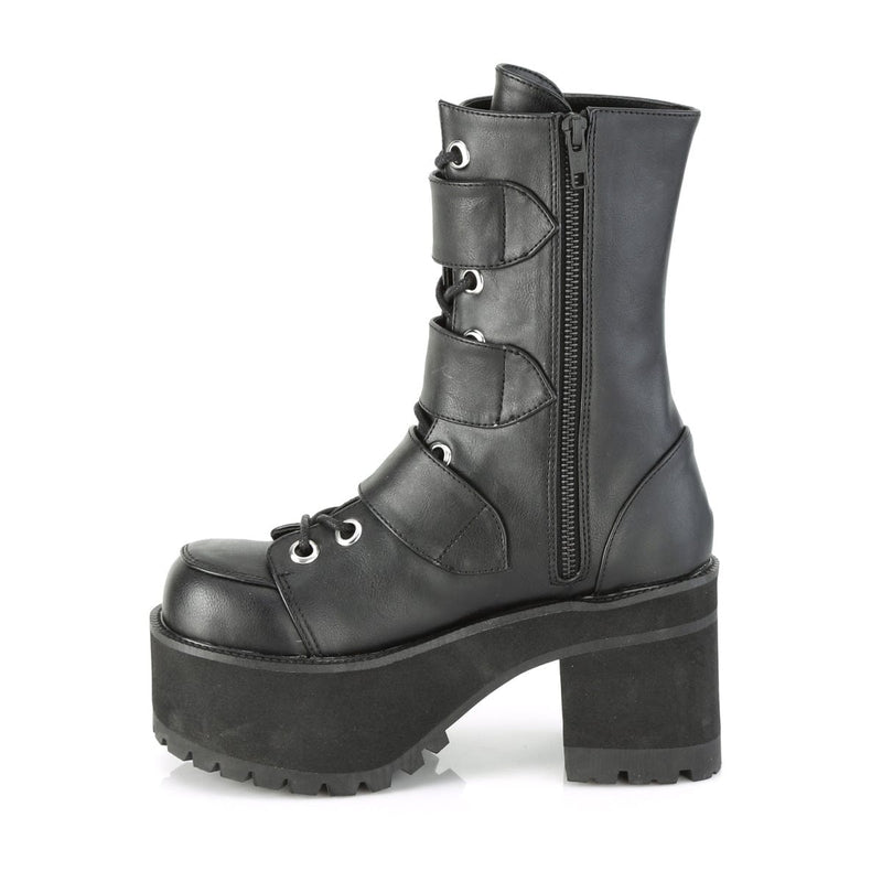 Demonia RANGER-308 Black Vegan Leather