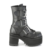 Demonia RANGER-308 Black Vegan Leather