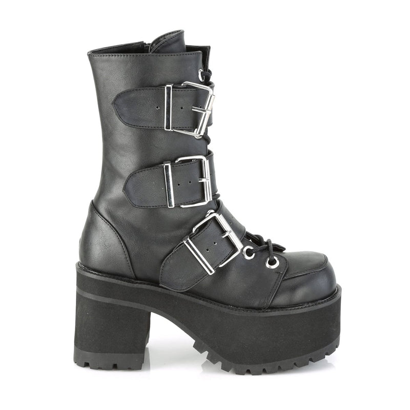 Demonia RANGER-308 Black Vegan Leather