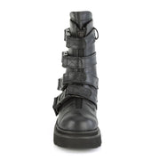 Demonia RENEGADE-55 Mid-Calf Boot (Black Vegan Leather)