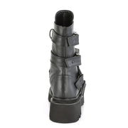 Demonia RENEGADE-55 Mid-Calf Boot (Black Vegan Leather)