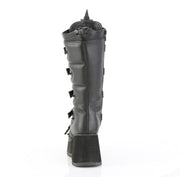 Demonia SCENE-157 Knee High Boot (Black Vegan Leather)