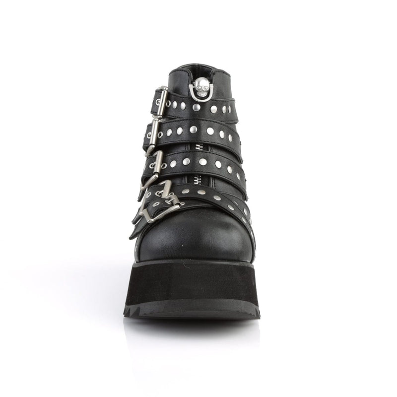 Demonia SCENE-30 Ankle Boot (Black Vegan Leather)