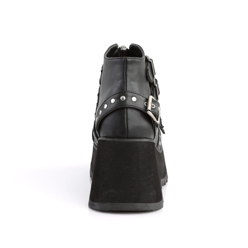 Demonia SCENE-30 Ankle Boot (Black Vegan Leather)