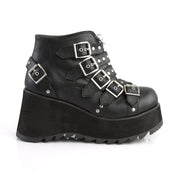 Demonia SCENE-30 Ankle Boot (Black Vegan Leather)