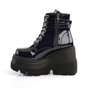 Demonia SHAKER-52 Ankle Boot (Black Hologram)