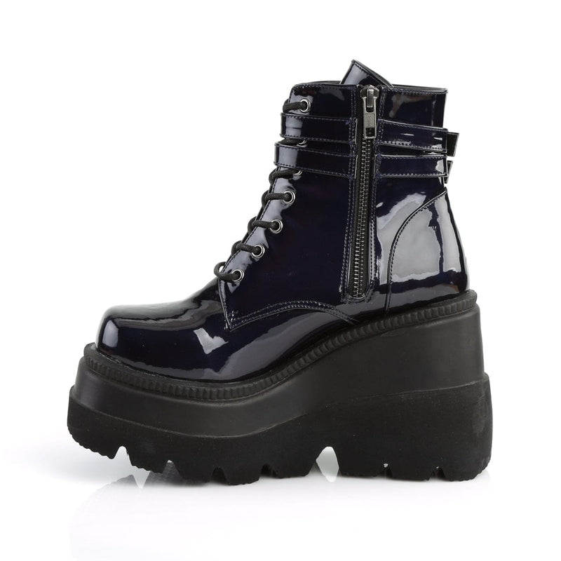 Demonia SHAKER-52 Ankle Boot (Black Hologram)