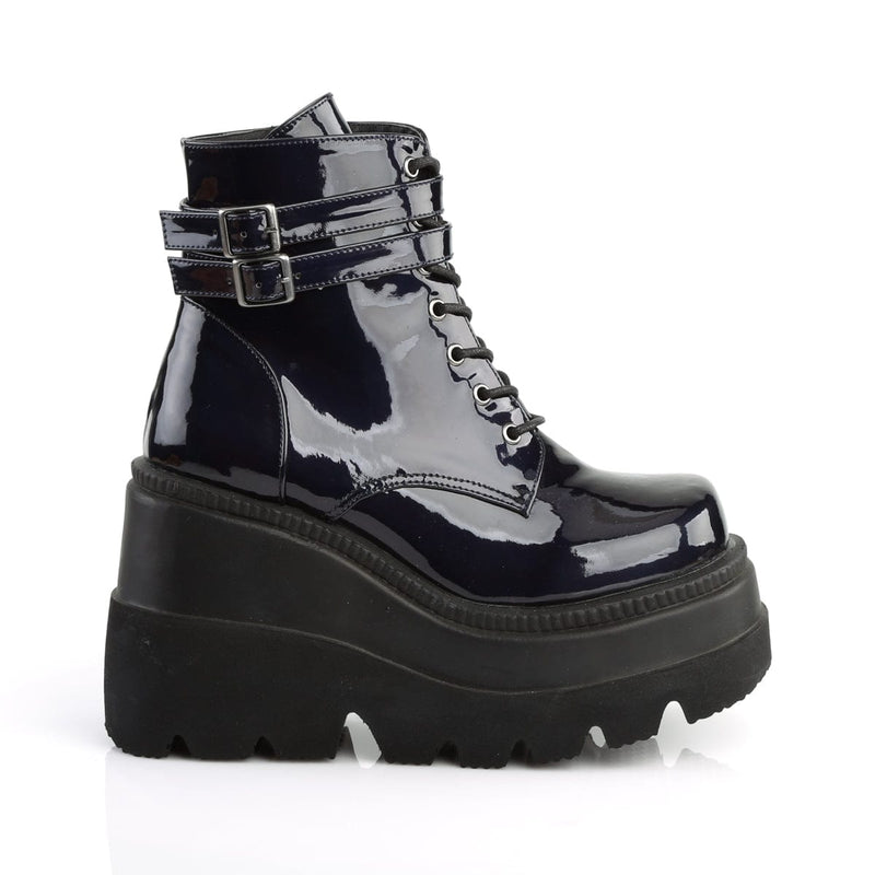 Demonia SHAKER-52 Ankle Boot (Black Hologram)