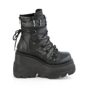 Demonia SHAKER-60 Ankle Boot (Black Vegan Leather)