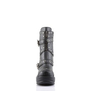 Demonia SINISTER-201 Black Vegan Leather