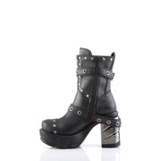 Demonia SINISTER-201 Black Vegan Leather