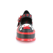Demonia SLACKER-27 Mary Jane (Black Vegan Leather)