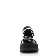 Demonia SPRITE-01 Black-White Patent