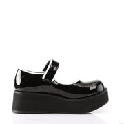 Demonia SPRITE-01 Black-White Patent