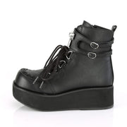 Demonia SPRITE-70 Ankle Boot (Black Vegan Leather)