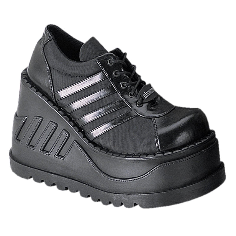Demonia STOMP-08 Sneaker (Black Vegan Leather) 5