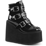 Demonia SWING-105 Ankle Boot (Black Patent)