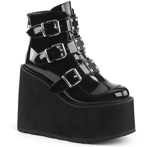 Demonia SWING-105 Ankle Boot (Black Patent)