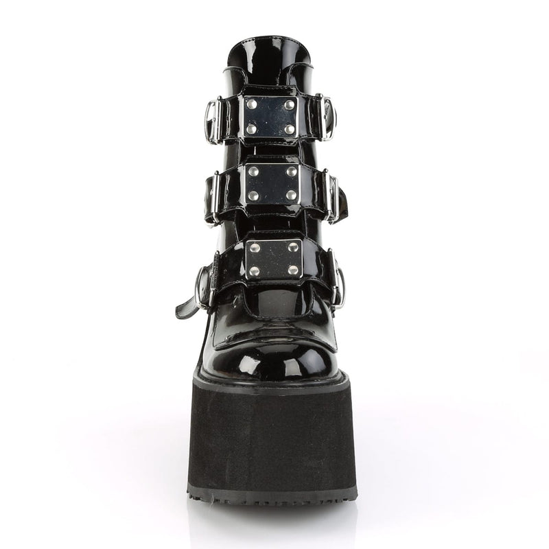 Demonia SWING-105 Ankle Boot (Black Patent)