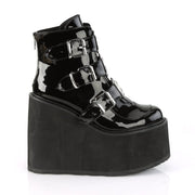 Demonia SWING-105 Ankle Boot (Black Patent)
