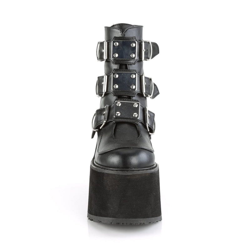 Demonia SWING-105 Ankle Boot (Black Vegan Leather)
