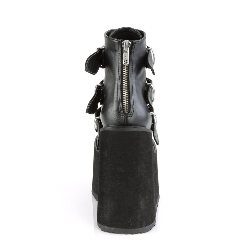Demonia SWING-105 Ankle Boot (Black Vegan Leather)