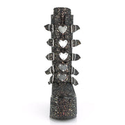 Demonia SWING-230G Mid-Calf Boot (Black Multi Glitter)
