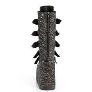 Demonia SWING-230G Mid-Calf Boot (Black Multi Glitter)