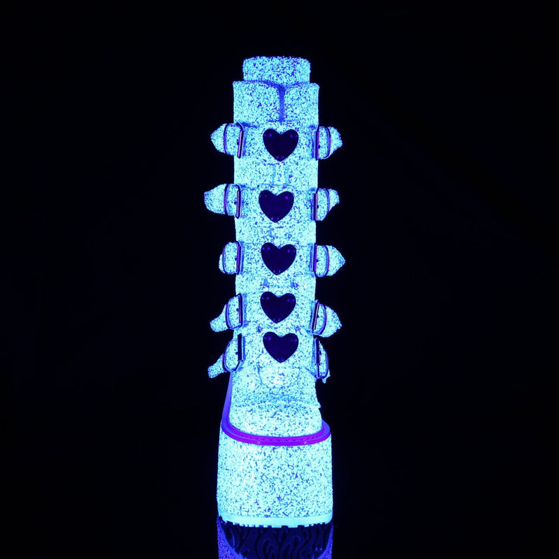 Demonia SWING-230G White Multi Glitter
