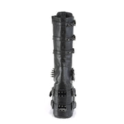 Demonia SWING-327 Mid-Calf Boot (Black Vegan Leather)