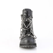 Demonia VALOR-204 Ankle Boot (Black Vegan Leather)