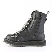 Demonia VALOR-204 Ankle Boot (Black Vegan Leather)