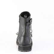 Demonia VALOR-204 Ankle Boot (Black Vegan Leather)