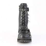 Demonia VALOR-240 Mid-Calf Boot (Black Vegan Leather)