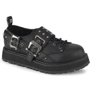 Demonia VALOR-38 Sneaker (Black Vegan Leather)