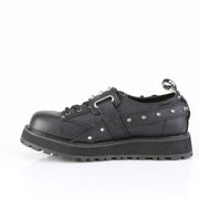 Demonia VALOR-38 Sneaker (Black Vegan Leather)