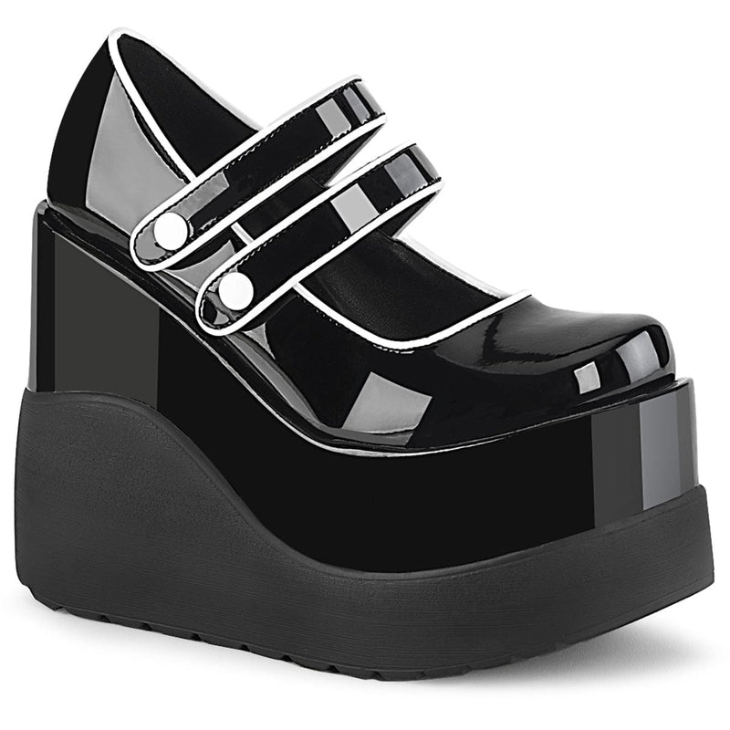 Demonia VOID-37 Mary Jane (Black Patent) 6